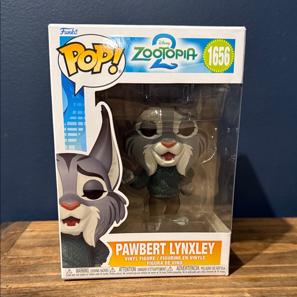 Funko Pop # 1656 Zootopia Pawbert Lynxley
